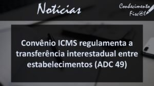 Transferência ICMS _ Conhecimento Fiscal