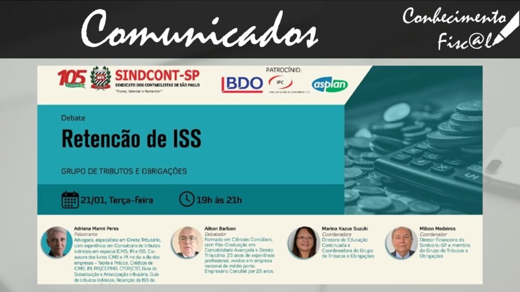 Retenção de ISS