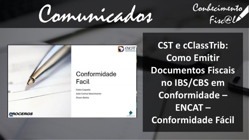CST e cClassTrib - Conformidade Fácil