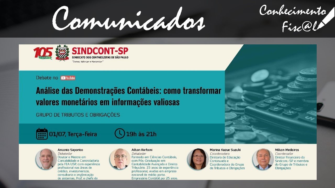 Análise das Demonstrações Contábeis
