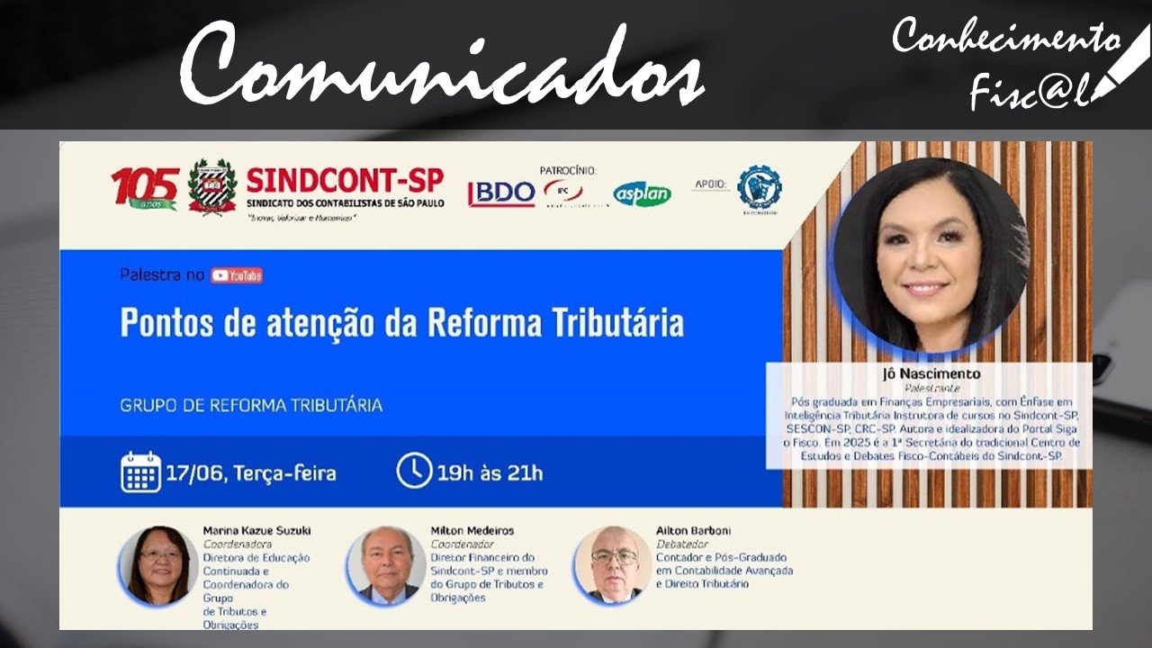 Pontos de atenção da Reforma Tributária
