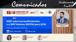 IRRF sobre lucros/dividendos e o IRPF Mínimo (IRPFM) para 2026