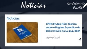 CNM publica NT sobre Bens Imóveis