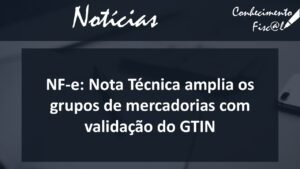 Ampliada a validação do GTIN